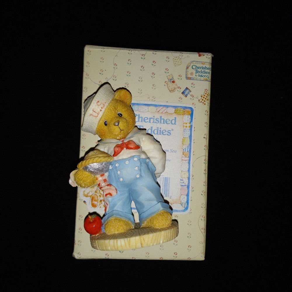 Vintage Cherished Teddies - Bob "Our friendship is from sea to shining sea."